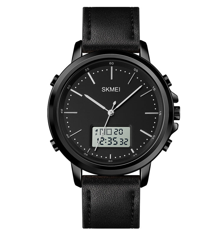 SKMEI 1652 — Montre Sport Homme Double Fuseau Horaire