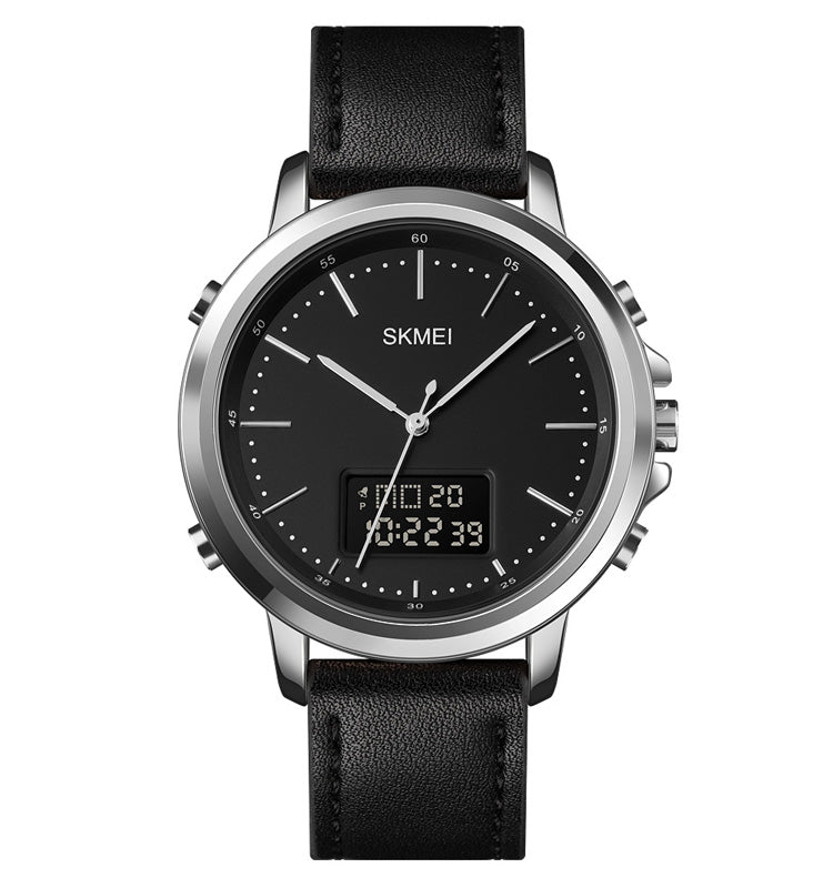 SKMEI 1652 — Montre Sport Homme Double Fuseau Horaire