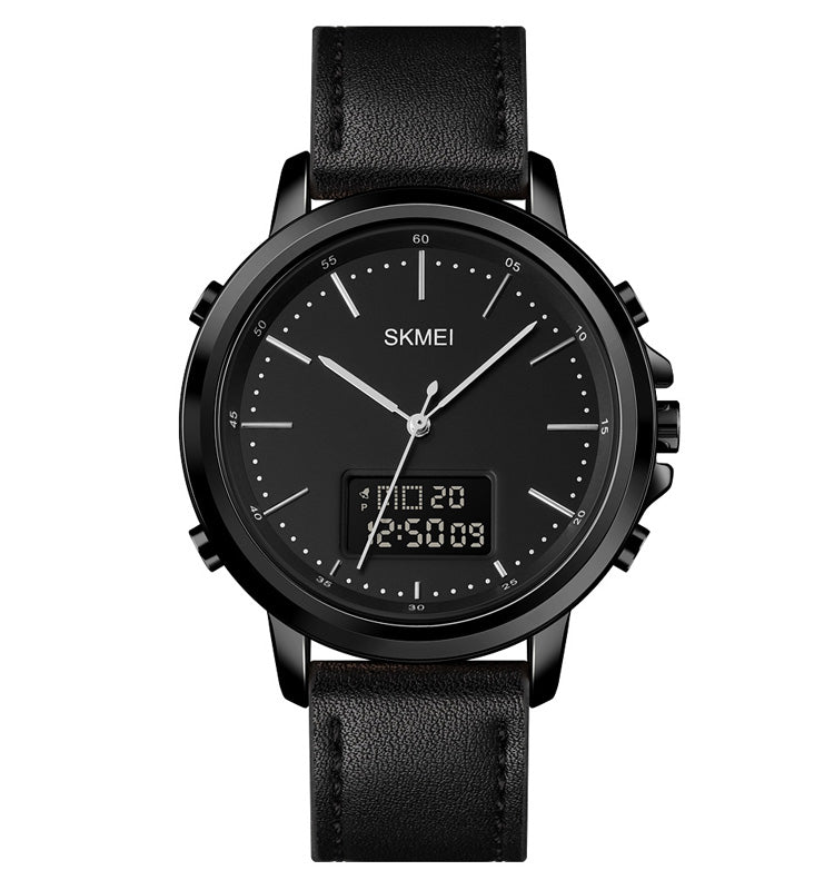 SKMEI 1652 — Montre Sport Homme Double Fuseau Horaire