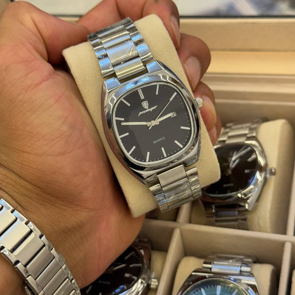 POEDAGAR Montre Homme en Acier